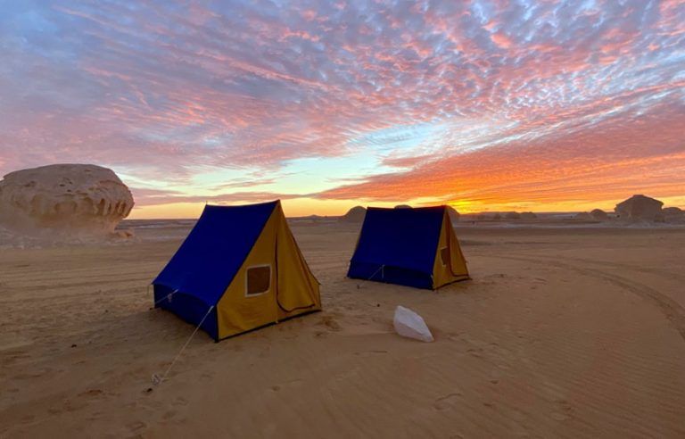 Camping in the Desert
