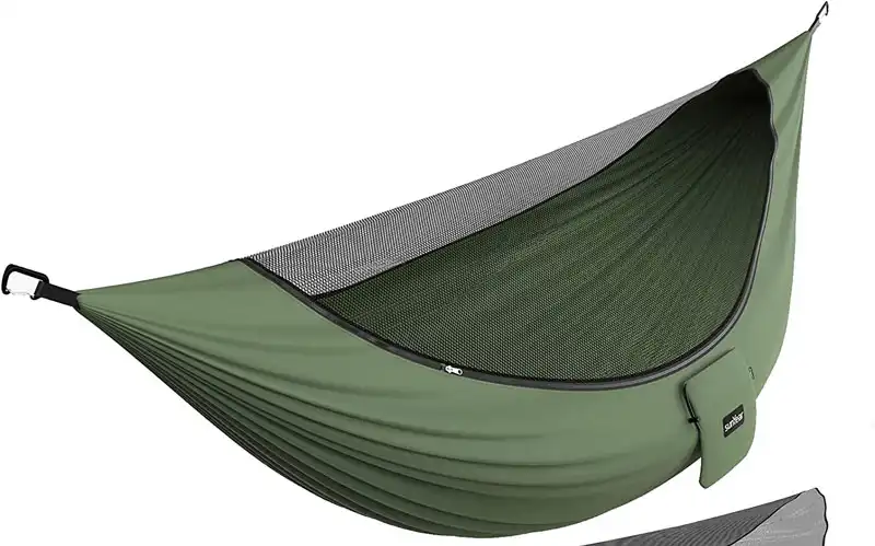 Sunyear Camping Hammock with Removable No See-Um Net