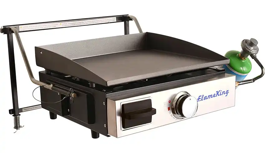Flame King Flat Top Cast Iron Grill Griddle