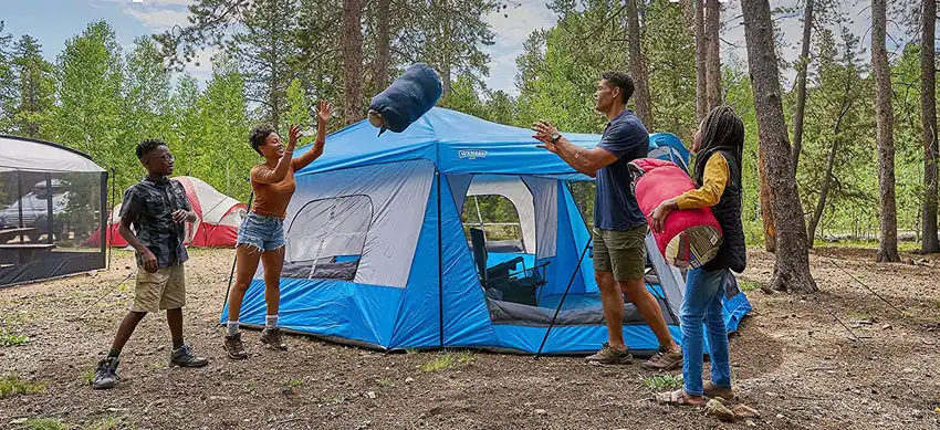 Wenzel Klondike 8 P, best family tent for hot weather