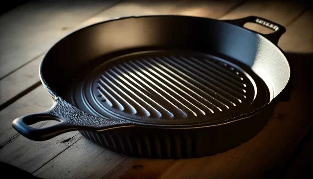 A Pre-seasoned Grill pan